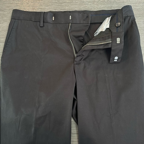 BNWOT Sunspel Black Chinos S (30) - Picture 2 of 9